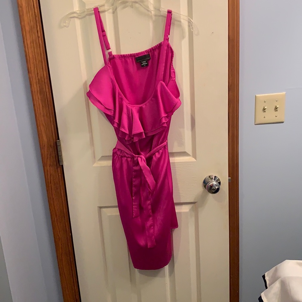 Cute fuschia mini dress